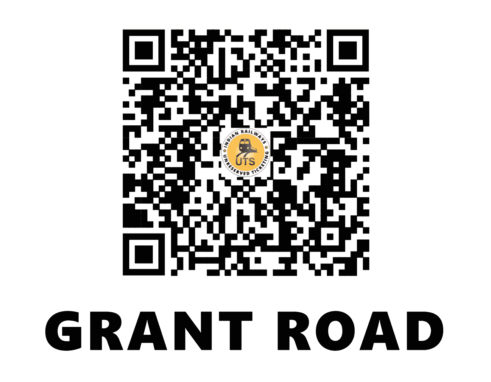UTS QR Code for Grant Road - GTR
